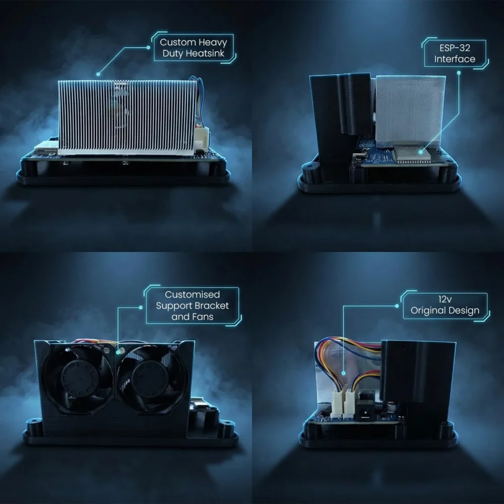 Bitforge Nano Solo Bitcoin Miner | Open-Source 2.6TH/s Dual BM1370 ASIC ...