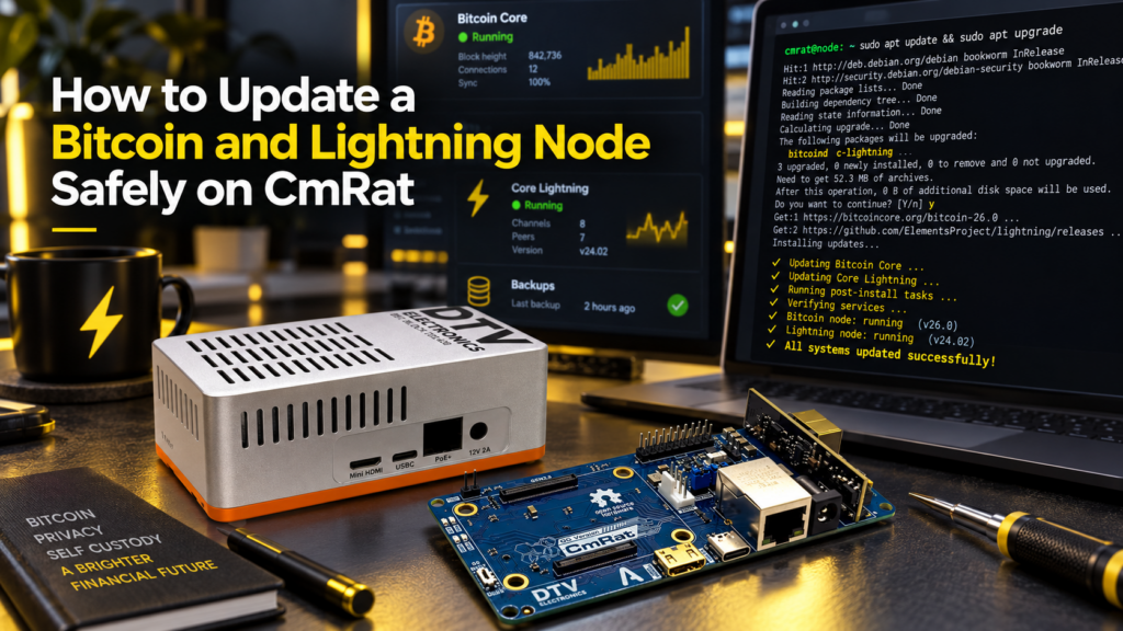 How to Update a Bitcoin and Lightning Node Safely on CmRat